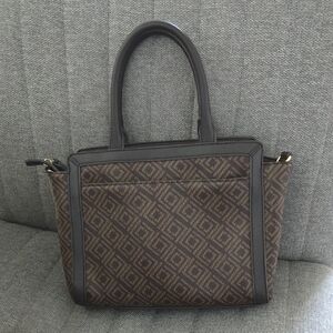 Liz Claiborne Brown Geometric Satchel